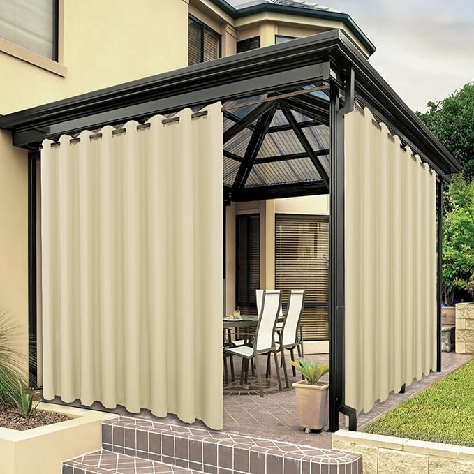 BONZER Waterproof Outdoor Curtains by Bonzer
