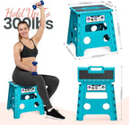 Delxo Folding Step Stool 13 Inch Non-Slip Foldable Stools - Image 3