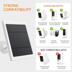 Solar Panel for Ring Camera, 2 Pack 4W Solar Charger Compatible - Image 2