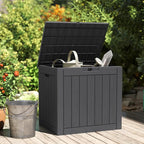 Sweetcrispy Deck Box with 31 Gallon Capacity, Weatherproof Resin Lockable - Image 7