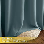 NICETOWN Blackout Sliding Door Curtain 95 inches Long, Grommet Thermal Curtain - Image 7