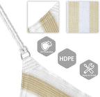 Patio Paradise 5' x 5' x 5' Sun Shade Sail Triangle Canopy Shade Cloth Fabric - Image 3
