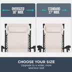 Best Choice Products 30” Wide Folding Zero Gravity Outdoor Recliner Patio - Image 4
