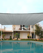 Quictent 20X20FT 185G HDPE Square Sun Shade Sail Canopy 98% UV Block Outdoor by QUICTENT