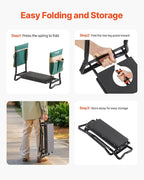 VEVOR Garden Kneeler and Seat, 330 lbs Load Capacity, Foldable Garden Stool - Image 8
