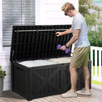 YITAHOME 150 Gallon Large Deck Box - Image 3