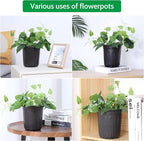 JERIA 100-Pack 1 Gallon Flexible Plant Nursery Pots - Image 7