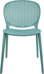 2xhome Set of 2 Patio Dining Chairs | Modern Stackable Outdoor Pool Side Chair - Image 7