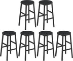 Bar Stools, 24.4 Inch Kitchen Breakfast Bar Stools, Industrial Bar Stools by MAHANCRIS