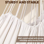 Chihee Hammock Chair 4.9ft x 3.9ft Max 500 Lbs Widen Hanging Swing 2 Cushions - Image 5
