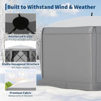 11.5x11.5FT 6-Sided Pop Up Gazebo Tent，One-Push Setup Canopy Tent - Image 2