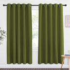 NICETOWN Olive Green Blackout Curtains by NICETOWN