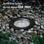 LEONLITE Dia. 4 Inch 5CCT Well Lights Landscape LED In Ground, 5 Color - Image 4