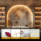 COB LED Strip Light 40ft/12m Warm White 3000K High Lumen CRI 90+ - Image 6