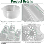 Cdd's Path Upgraded 5-Pack 6 Inch Naked Root Planter Self Watering Pots Set - Image 3