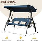 3-in-1 Convertible Outdoor Swing - Image 7