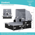 RELAX4LIFE Patio Outdoor Daybed - Image 3