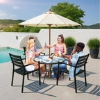 VINGLI 40'' Outdoor Dining Table - Image 9