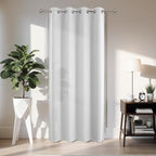Joydeco Blackout Door Curtain for Doorway Privacy 84 Inches Long, Grommet by JOYDECO