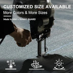 SUNNY GUARD Custom Size 14'x14'x14' Sand Sun Shade Sail Triangle UV Block Shade - Image 8