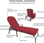 Kozyard Maya Chaise Lounge - Image 5