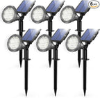 Solar Spot Lights Outdoor, 21 LEDs Brightness Solar Outdoor Lights IP67 by XTGTP