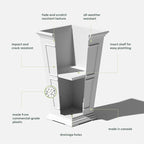 Veradek Brixton Series Tall Planter - Image 3