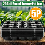 20 Cell Plant Trays for Carrying 3 inch Round Nursery Pots, Sturdy Plastic - Image 7