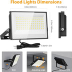 Onforu 120W Flood Lights Outdoor, 12000lm Bright LED Work Light - Image 5