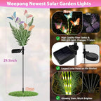 Solar Lights Outdoor Decorations Waterproof Newest Solar Garden Lights - Image 2