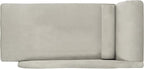 Safavieh Home Collection Caiden Grey Velvet Chaise - Image 6