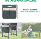 TomCare Garden Kneeler and Seat 10.64” Wider Larger Soft Kneeling Pad Garden - Image 4