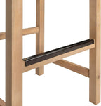 JONATHAN Y BSL1201C-SET2 Armand 30" Modern Coastal Backless Acacia Wood Outdoor - Image 8