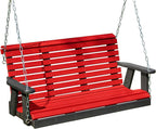 Poly Lumber Wood 5FT Porch Swing Amish Craftsmandship Made in USA HDPE by Unknown