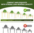 5-piece set of metal plant potted flower racks, heavy-duty flower pot plant - Image 6