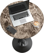 Furmax Bistro Pub Table Round Bar Height Cocktail Table - Image 5