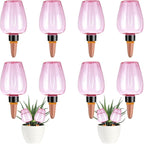 8 Pcs Plant Watering Globes Self Watering Planter Insert Plants Top Fill Water by Unknown