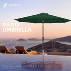 JEAREY 9FT Outdoor Patio Umbrella Outdoor Table Umbrella - Image 7