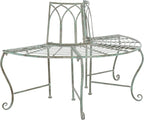 SAFAVIEH Outdoor Furniture Collection – Abia Antique Dark Green Distressed - Image 9