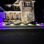 LEONLITE 8-Pack Premium Series RGB 12 Inch 5W LED Retaining Wall Lights Swivel - Image 5