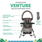 Baby Delight Go with Me Venture Portable Chair | Indoor and Outdoor | Sun - Image 2
