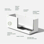 Veradek Block Series Long Box Planter - Image 2