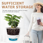 Plant Pots 10/9/8/7.5/7 Inch Self Watering Pots, Plastic Flower Pots, Nursery - Image 5