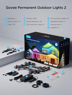 Govee Permanent Outdoor Lights 2, 100ft RGBIC Outdoor Lights - Image 9
