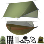 Sunyear Camping Hammock, Portable Single & Double Hammock by SleepSafeSwingFree