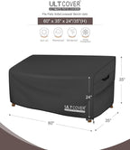 ULTCOVER Patio Furniture Sofa Cover 60W x 35D x 35H inch Waterproof Outdoor - Image 2