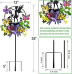 Solar Fairy Garden Decor, Silhouette Fairy - Image 6