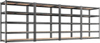 REIBII 2400LBS Storage Shelves 5 Tier Garage Shelving Heavy Duty, Adjustable by REIBII