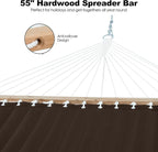 2 Person 12FT Hammocks for Outside, Double Quilted Fabric Outdoor Hammock - Image 4
