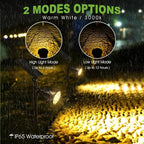 DBF Solar Outdoor Lights, 600LM Solar Spot Lights Outdoor Waterproof, 18 LED - Image 3